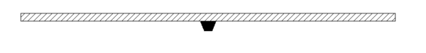 center pulley side v-guide