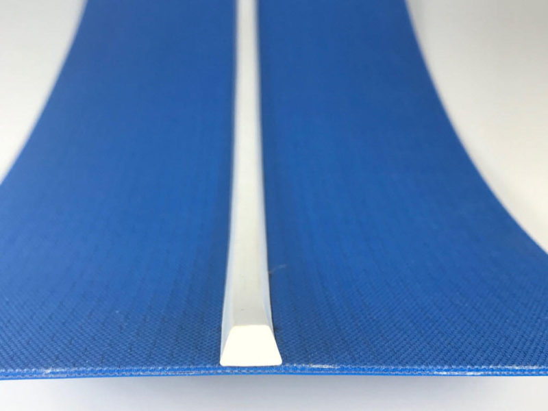 v-guide conveyor belt fabrication