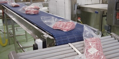 food conveyor belting meat packing industry