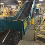 conveyor belt for waste segregation
