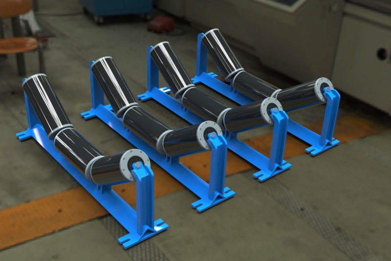 conveyor rollers troughing roller cans
