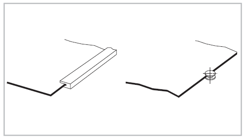 lateral guide strips and guide rollers