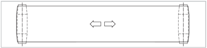 radially crowned pulleys