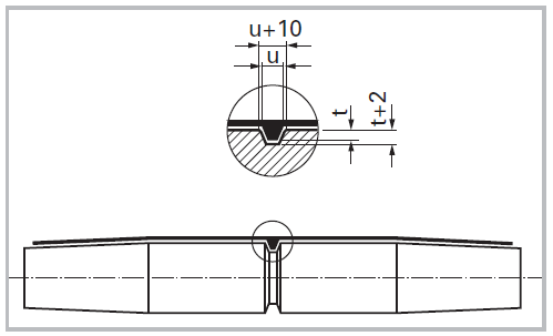 conveyor belt tracking width visual