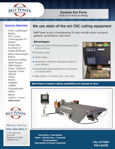 conveyor belting belt power custom cut parts line card thumbnail