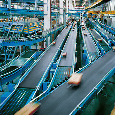 lightweight belting airport distribution industrial conveyor belting