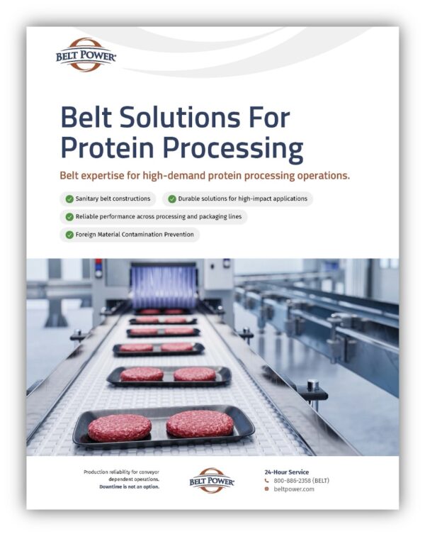 Belt Solutions for Protein Processing - Belt Power