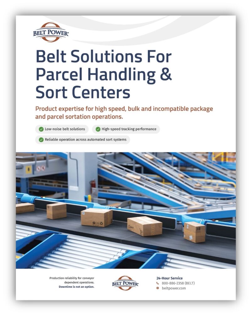Belt Solutions for Parcel Handling and Sort Centers - Belt Power